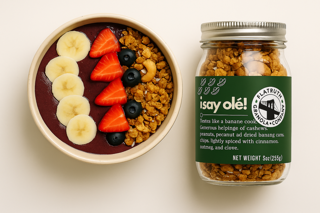 BedStuy Baddie: Easy Açaí Bowl with Granola and Fresh Berries