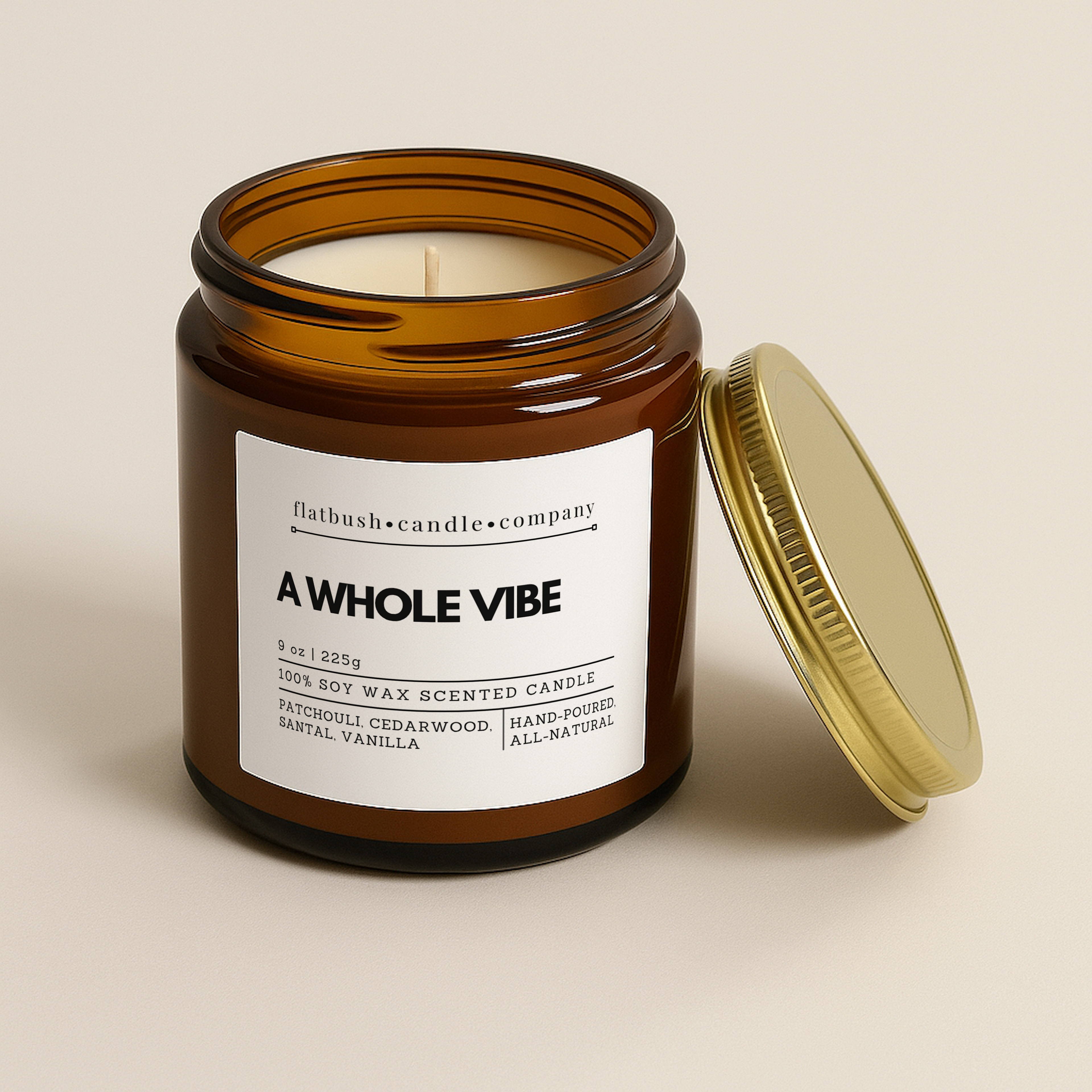 A Whole Vibe 100% Soy Wax Candle