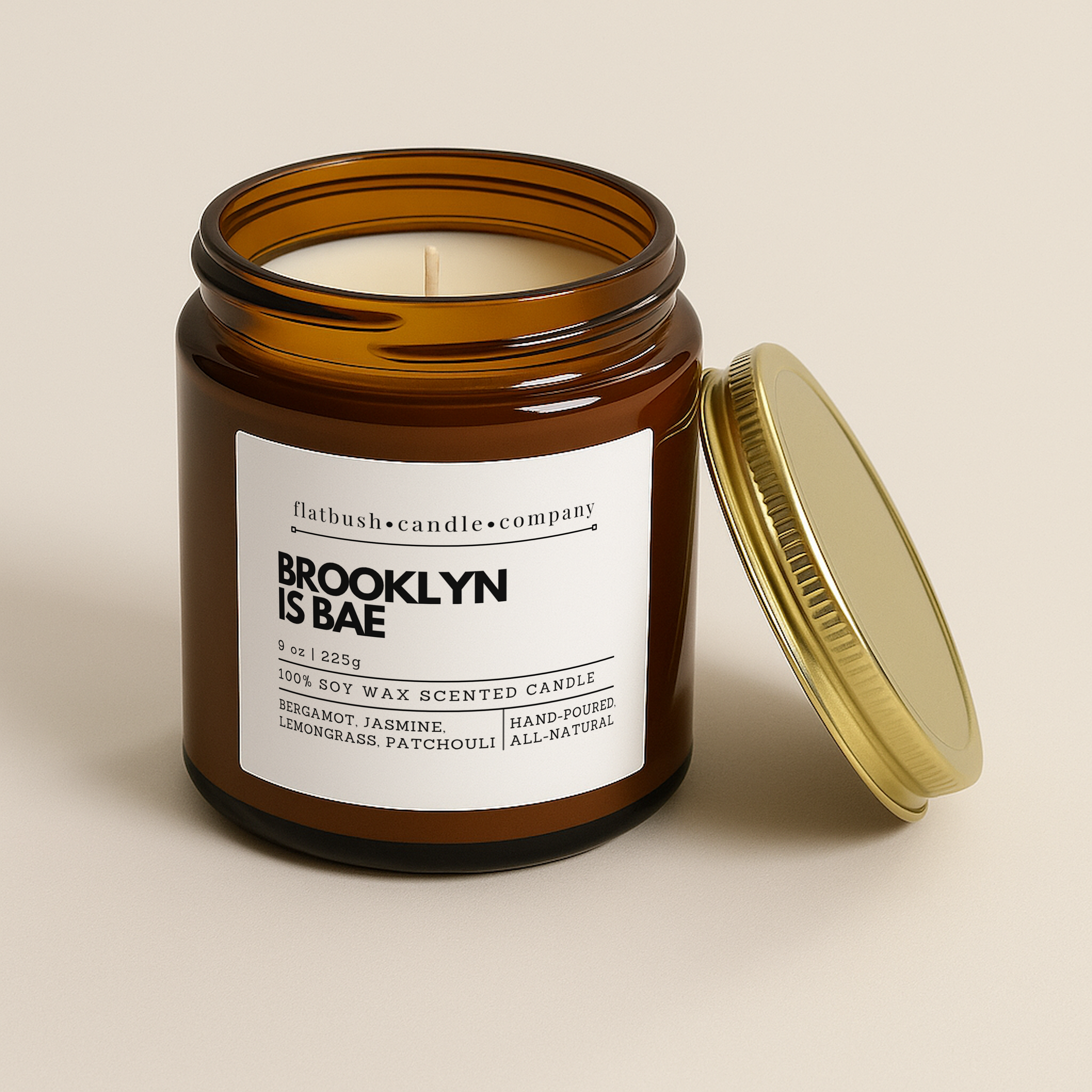 Brooklyn is Bae 100% Soy Wax Candle