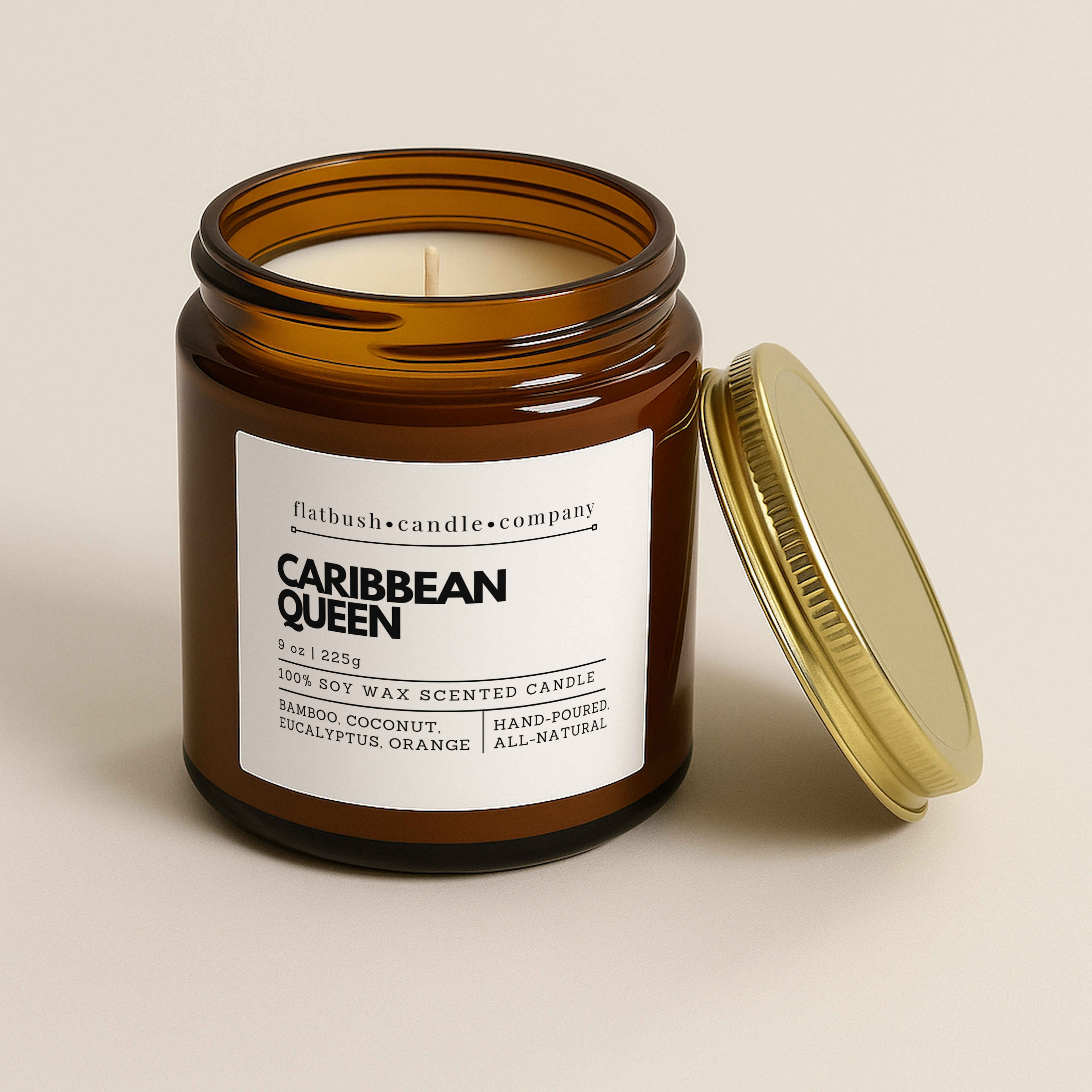 Caribbean Queen 100% Soy Wax Candle