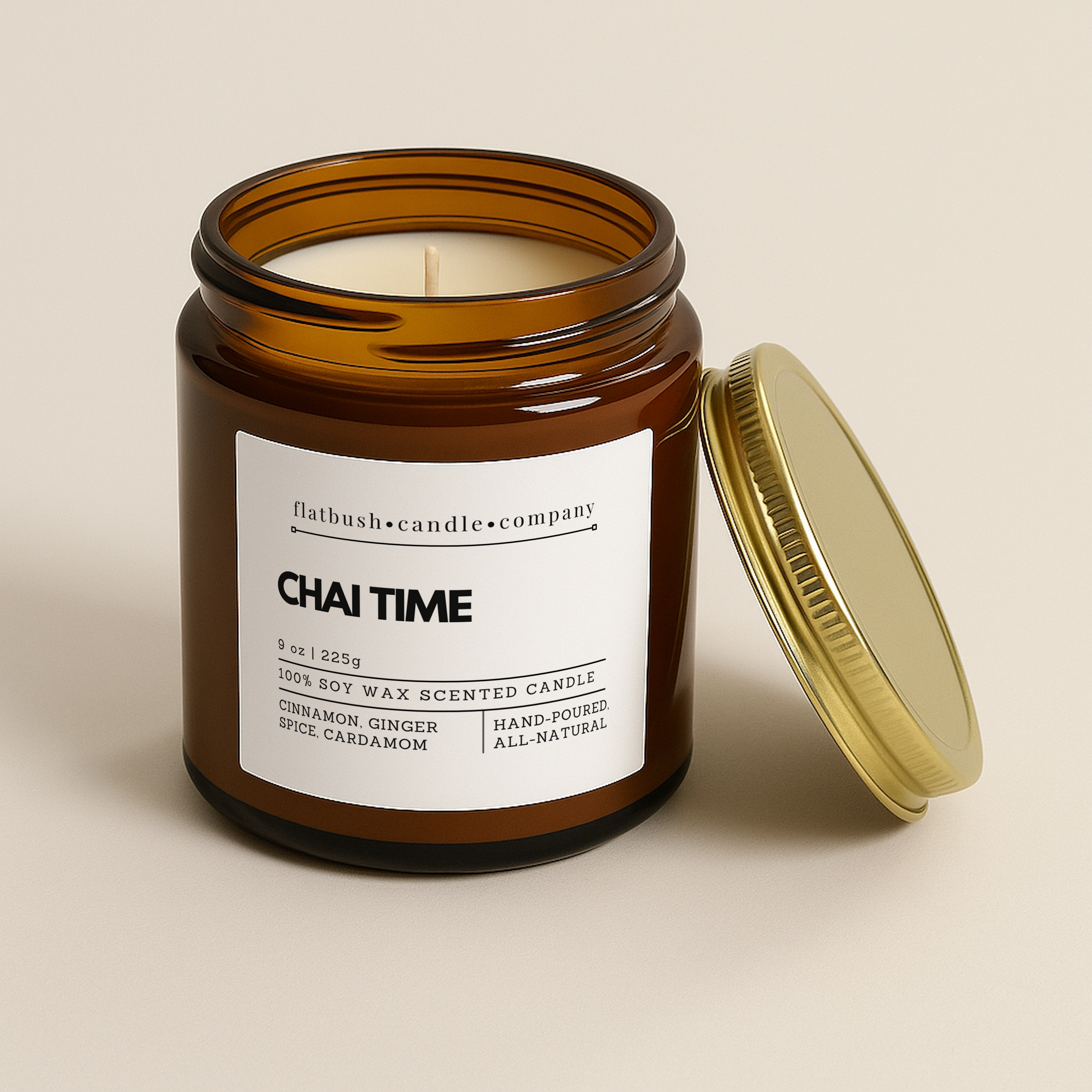 Chai Time 100% Soy Wax Candle