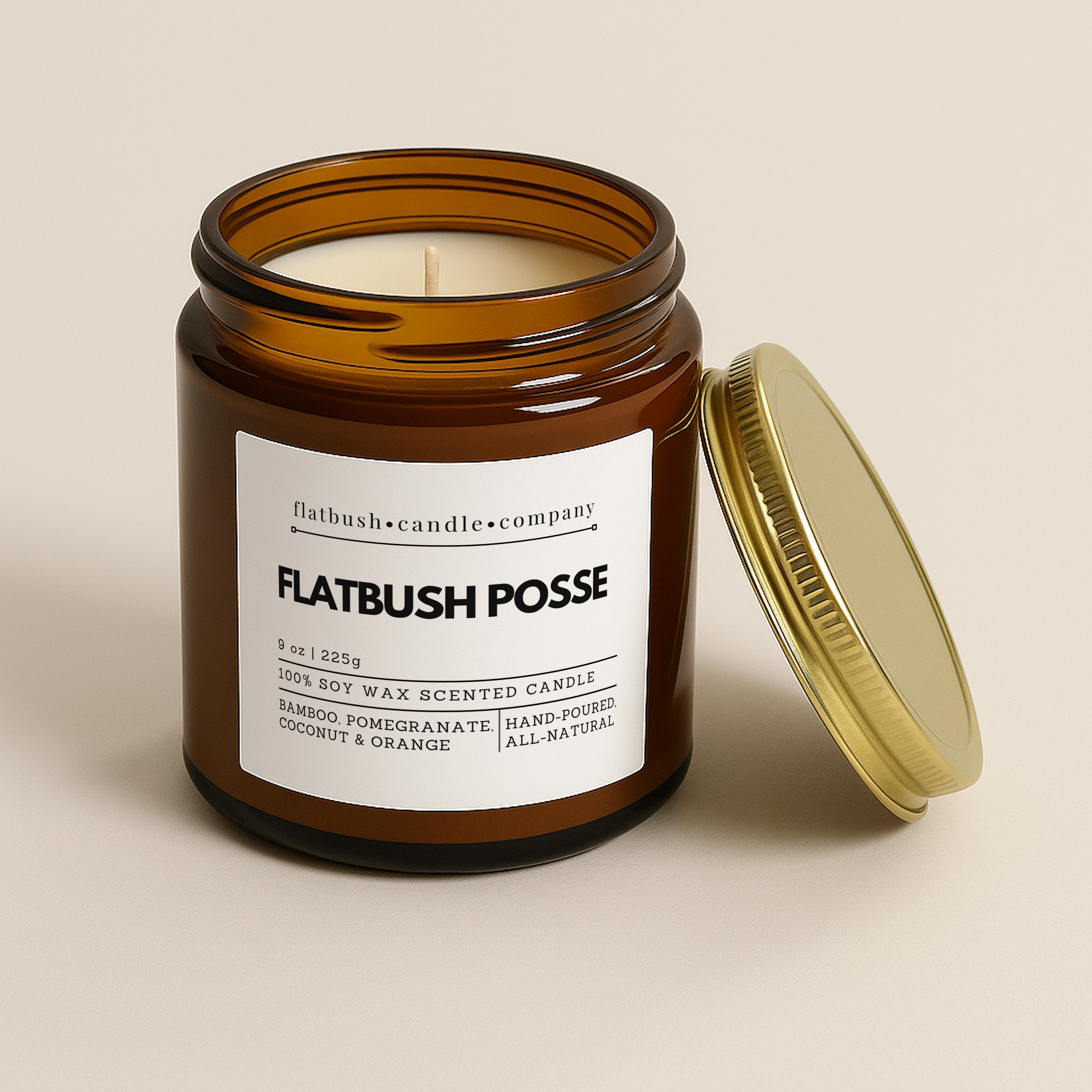 Flatbush Posse 100% Soy Wax Candle
