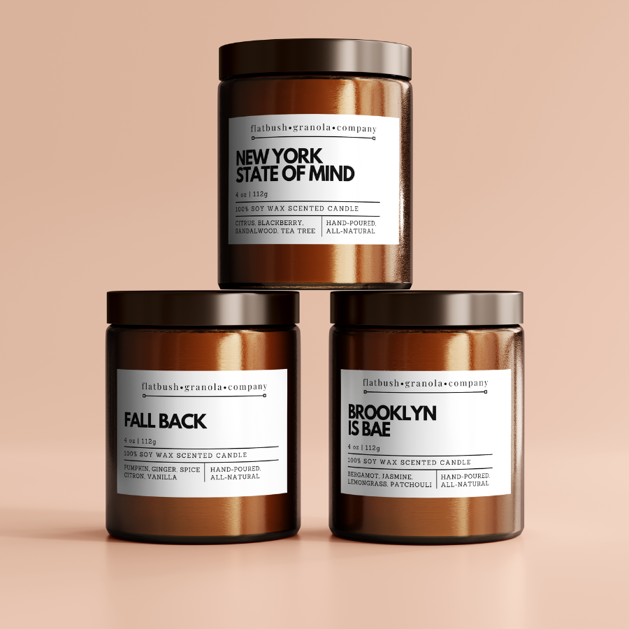 Fall Classic 100% Soy Wax Candle Gift Set