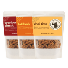 Load image into Gallery viewer, Flatbush &#39;Flight&#39;: Crunchy Nutty Granola Mix Sampler
