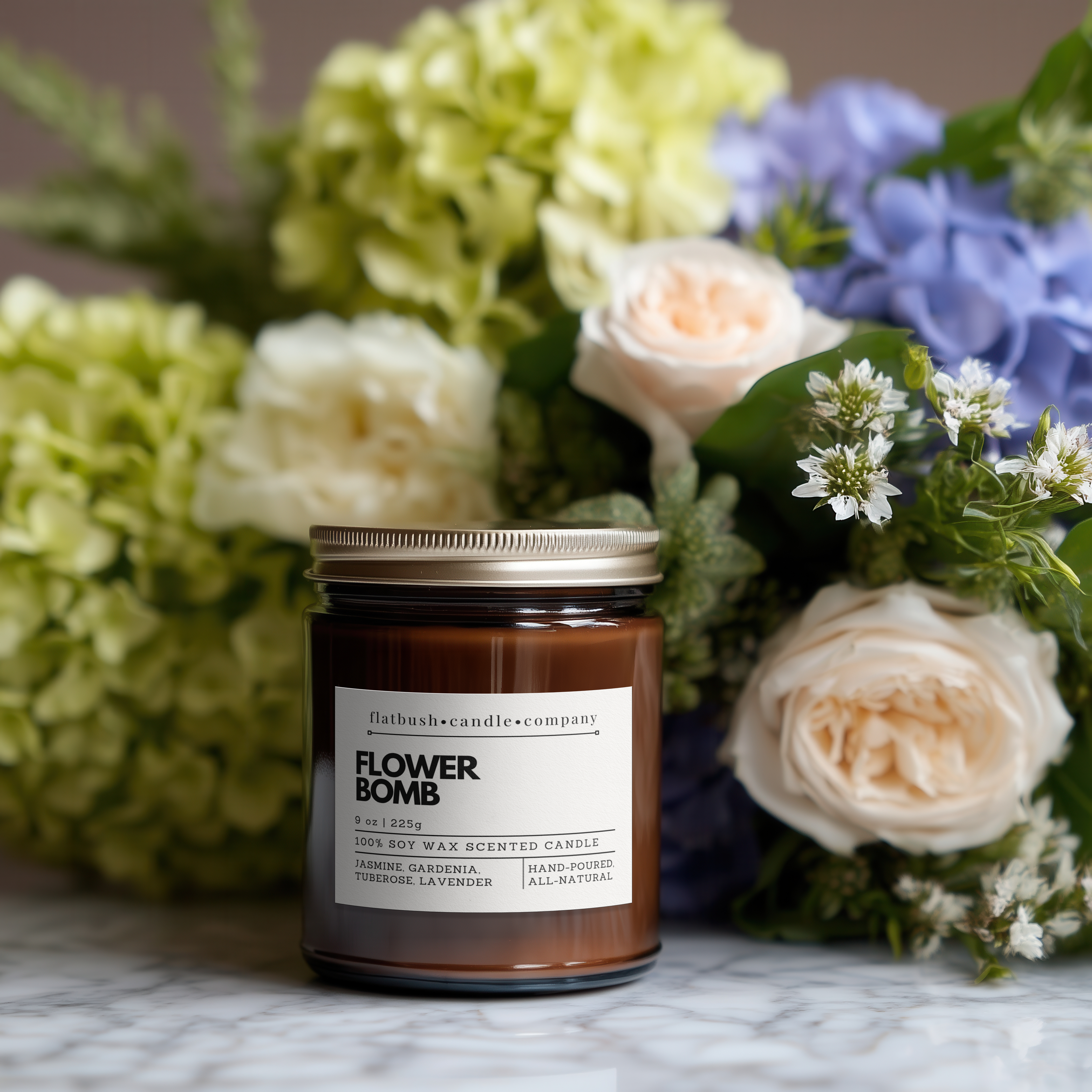 Flower Bomb 100% Soy Wax Candle