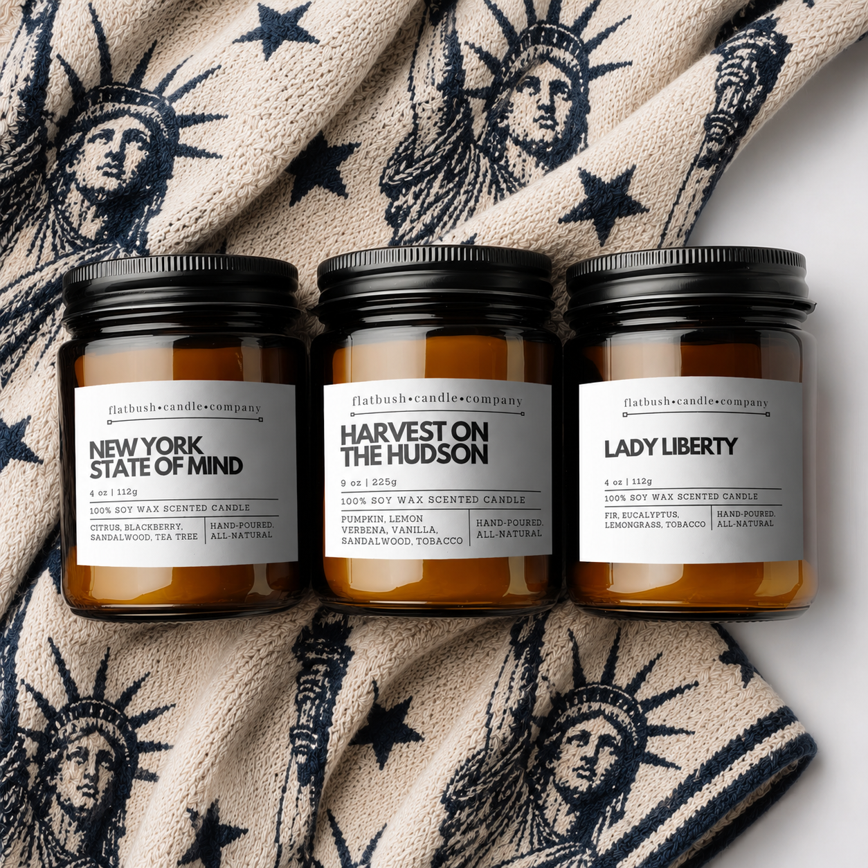 NYC Core 100% Soy Wax Candle Gift Set