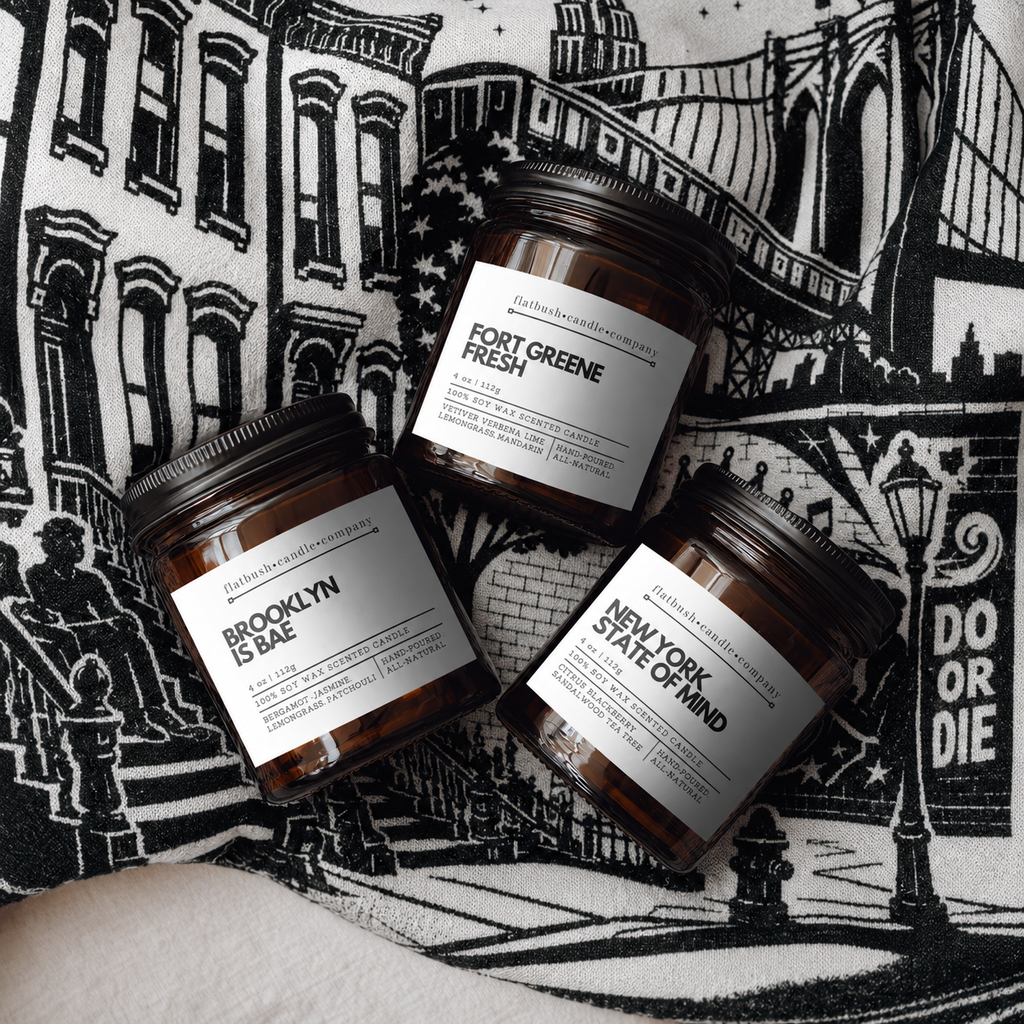 Best of Brooklyn 100% Soy Wax Candle Gift Set