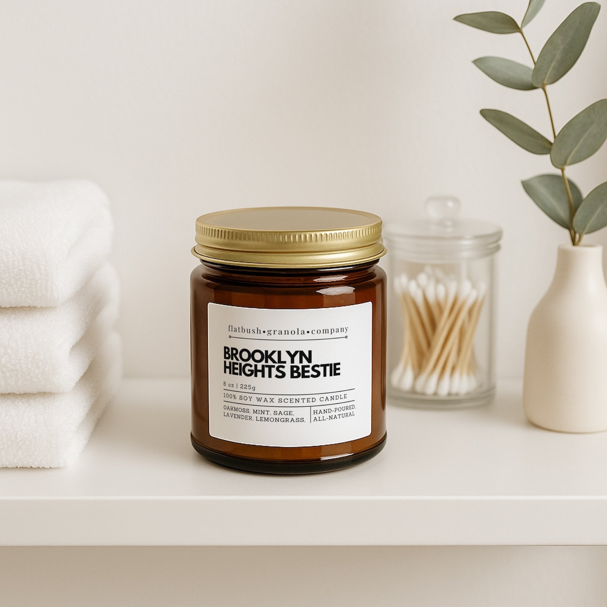 Brooklyn Heights Bestie 100% Soy Wax Candle