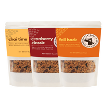 Load image into Gallery viewer, Flatbush &#39;Flight&#39;: Crunchy Nutty Granola Mix Sampler