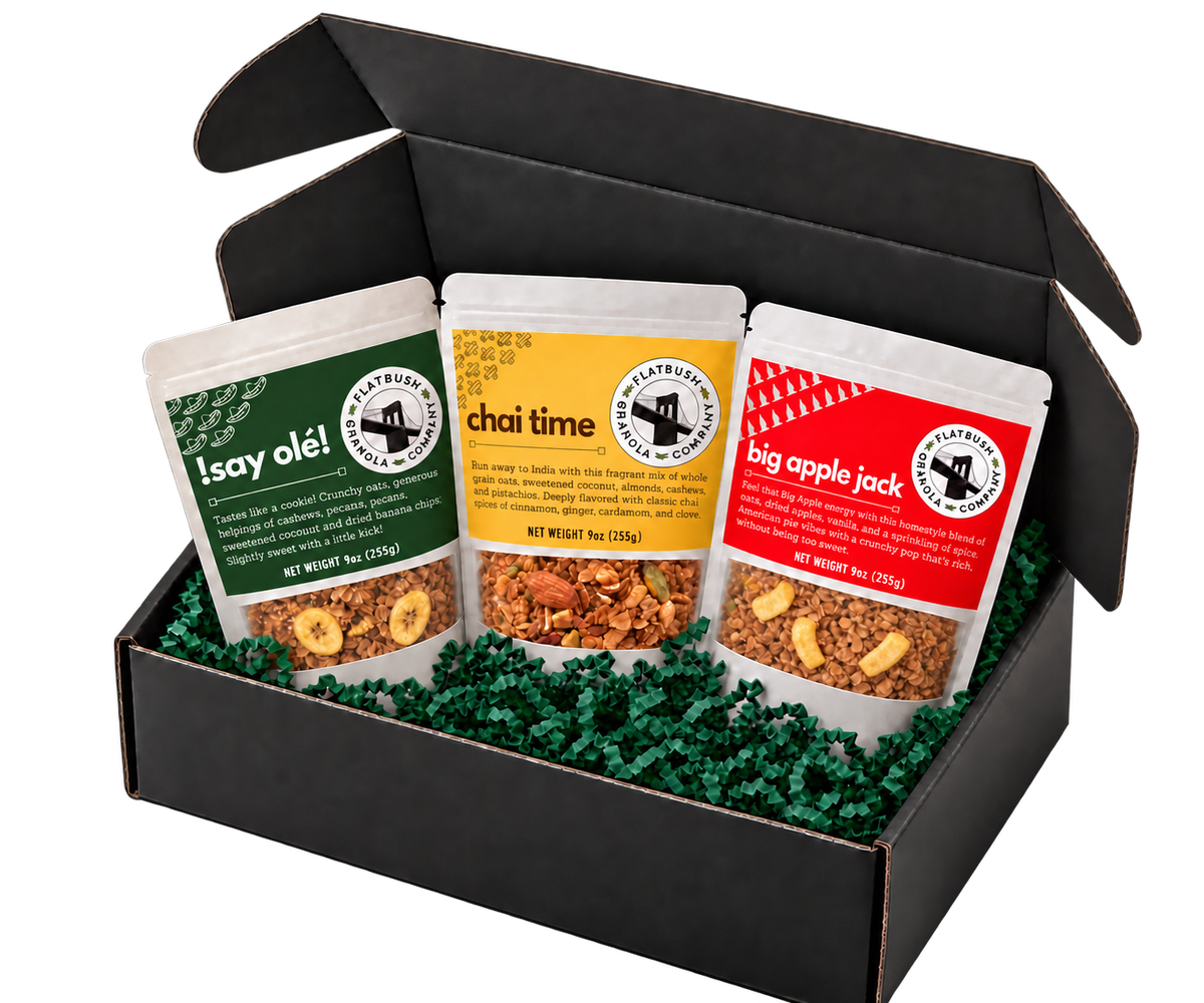 Flatbush Flight (9oz Pouches) – Three-Granola Gift Set
