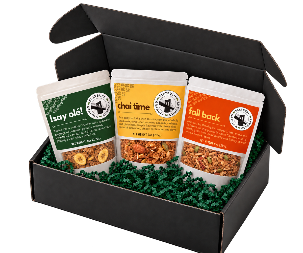 Flatbush Flight (9oz Pouches) – Three-Granola Gift Set