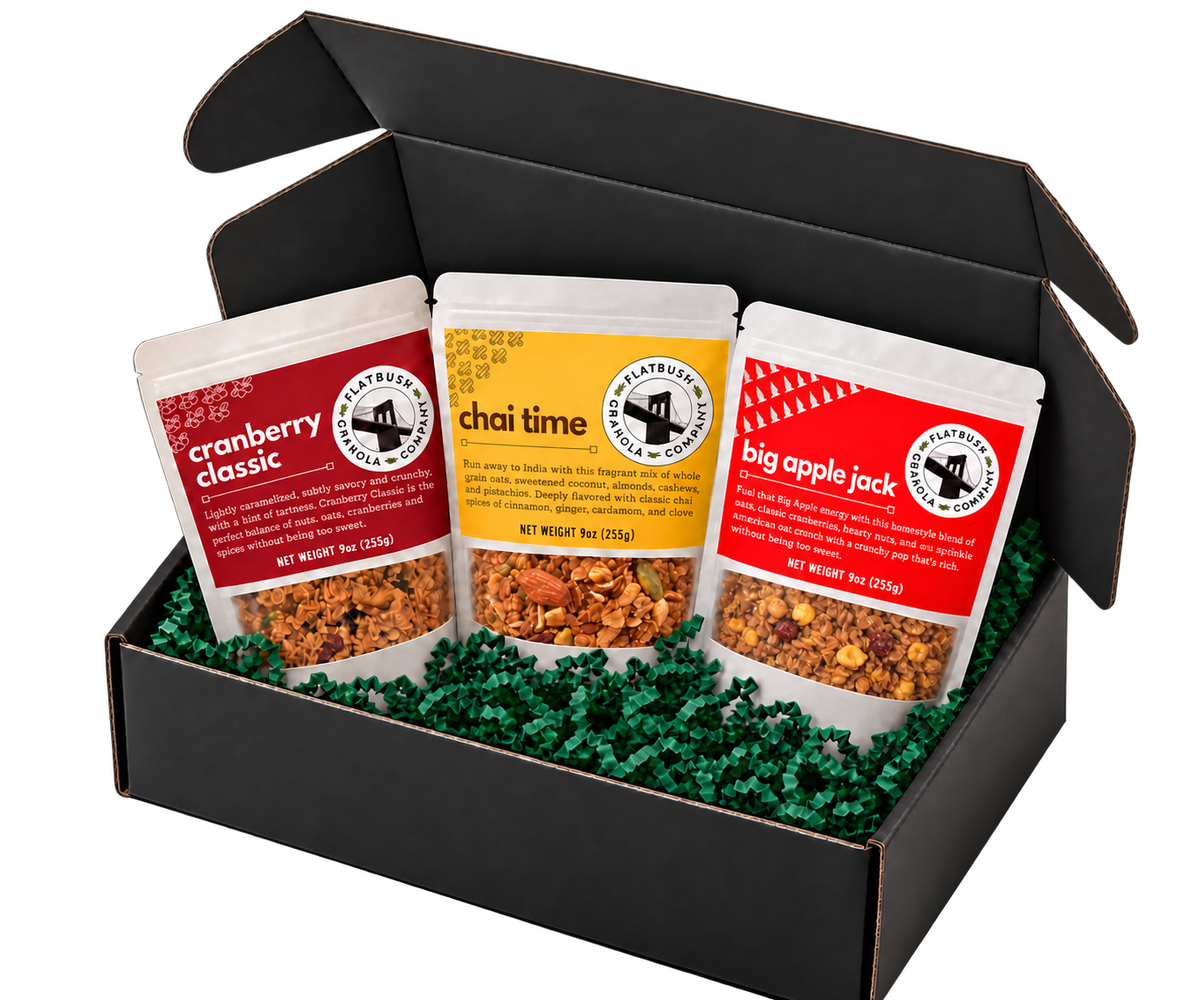 Flatbush Flight (9oz Pouches) – Three-Granola Gift Set