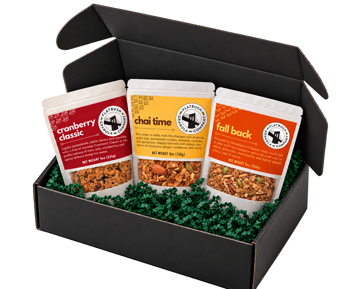 Flatbush Flight (9oz Pouches) – Three-Granola Gift Set