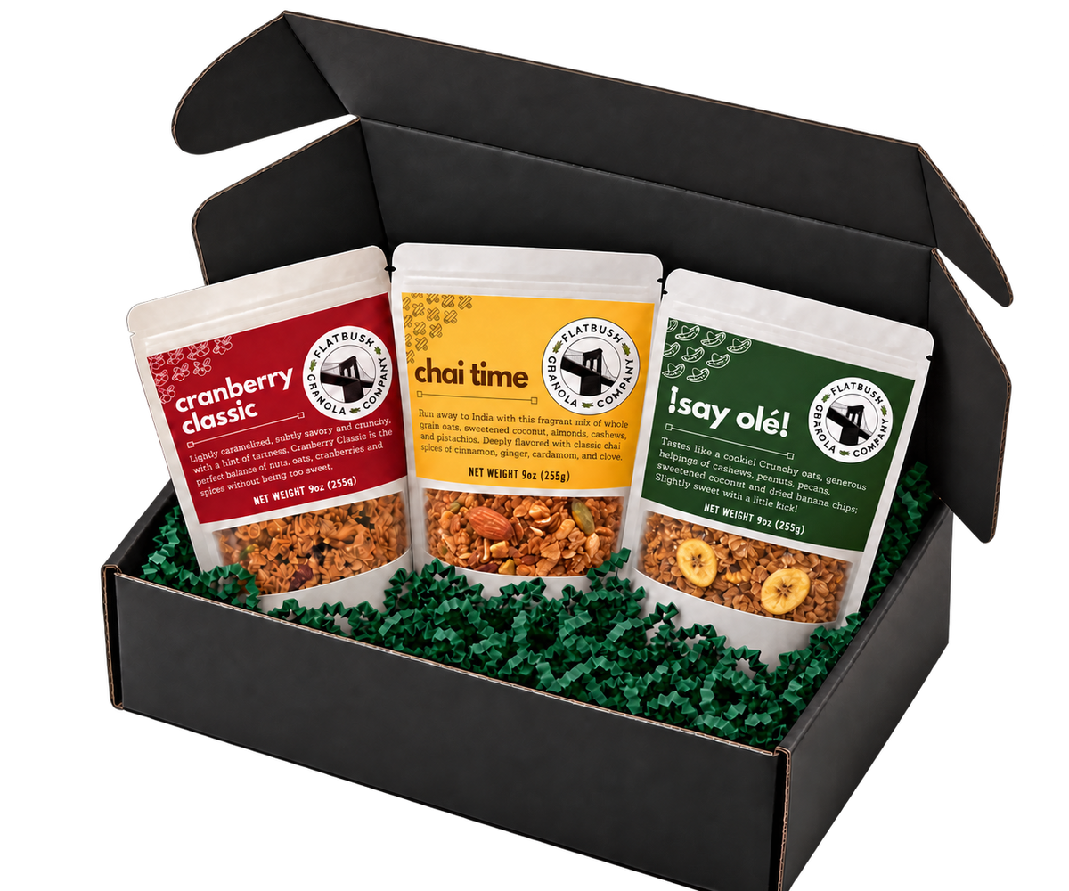 Flatbush Flight (9oz Pouches) – Three-Granola Gift Set
