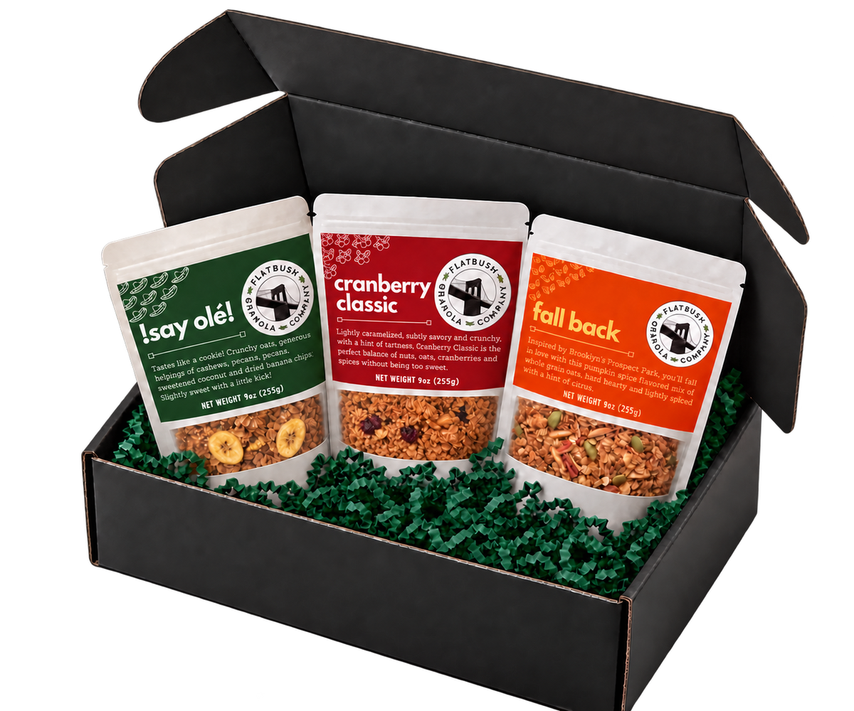 Flatbush Flight (9oz Pouches) – Three-Granola Gift Set