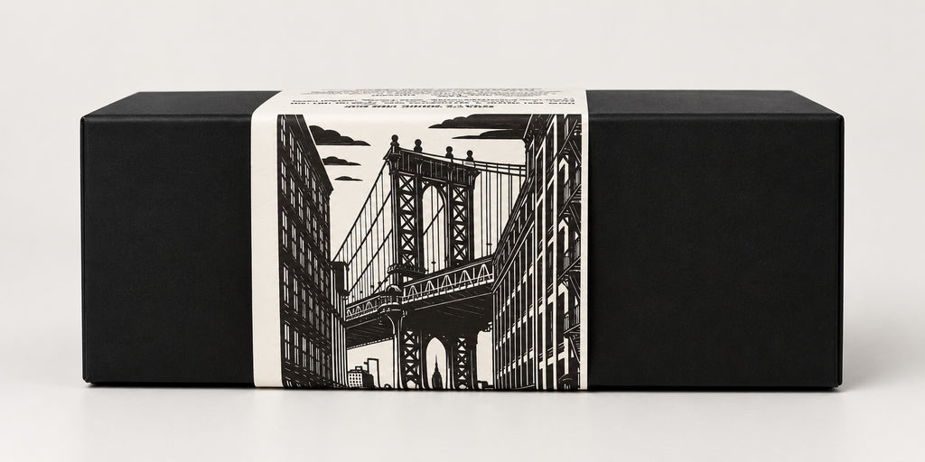 Brooklyn Core gift box with Brooklyn Bridge sleeve