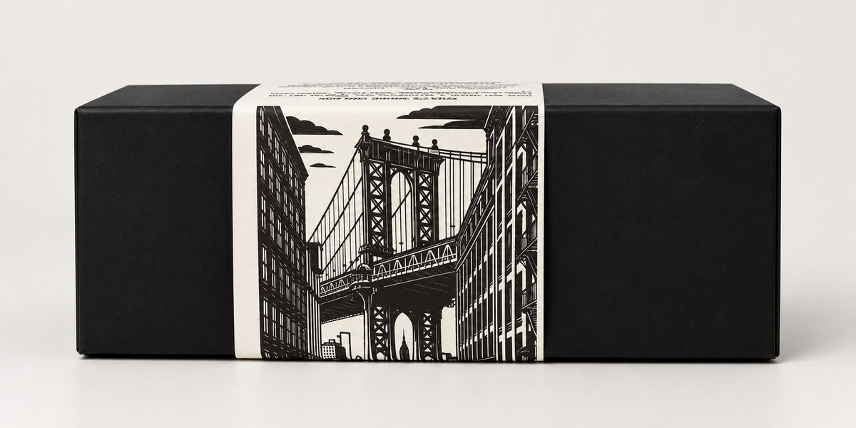 Brooklyn Core gift box with Brooklyn Bridge sleeve