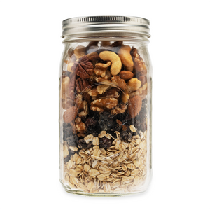 Cranberry Classic: Crunchy, Nutty Gluten-free Granola Mix with Dried Cranberries