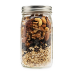 Cranberry Classic granola – top-down view of contents