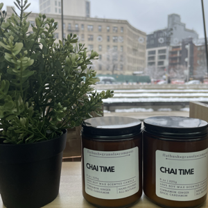 Chai Time 100% Soy Wax Candle