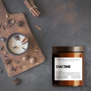 Chai Time 100% Soy Wax Candle