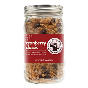 Cranberry Classic: Crunchy, Nutty Gluten-free Granola Mix with Dried Cranberries