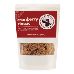 Cranberry Classic: Crunchy, Nutty Gluten-free Granola Mix with Dried Cranberries (pouch)