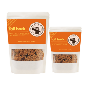 Fall Back: Pumpkin Spice Crunchy Granola Mix with pumpkin seeds, hazelnuts and pecans (pouch)