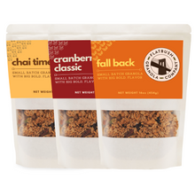Load image into Gallery viewer, Flatbush &#39;Flight&#39;: Crunchy Nutty Granola Mix Sampler (pouch)